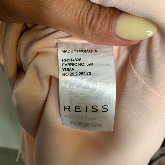 REISS Yuma Twist-Front Halter Dress - Picture 8 of 9